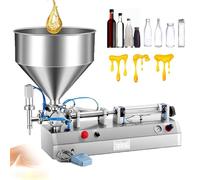 Pneumatic Liquid and Paste Filling Machine, High Accuracy ≤±0.5%, Semi-Automatic for Cream, Shampoo, and Essential Oil