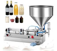 Pneumatic Liquid Filling Machine, Stainless Steel Construction for Efficient Bottle Filling, Ideal for Perfume, Beverage, and Water Packaging, 200ML Capacity
