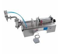 Pneumatic Liquid Filling Machine with Single Head Horizontal Design for Efficient Bottle Filling Operations
