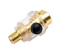 Pneumatic Lubricator Fitting - Inline Oil Feeder Valve, Compressed Air Lubricating Tool | 1 4 Inch Air Lubricator Fitting, Automatic Air Tool Oiler Connector, Pneumatic Supply Part for Wrench San