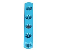 Pneumatic Manifold Block Splitter Aluminum Manifolds Air Distribution Blocks for Automation Equipment AL2 to AL8 Complete Series (AL-4)