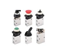 Pneumatic Mechanical Valve MOV-1 MOV-2 MOV-3 Manual Valve Air Switch Control Push Button Momentary 1Pcs(MOV-1)