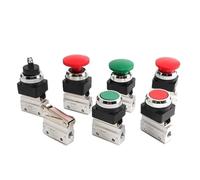 Pneumatic Mechanical Valve Mushroom Type Push Button JMJ-01/02/03/04 5/2 Way Roller Control Reversing MOV-01 MOV-02 MOV-03 03A(MOV-03)