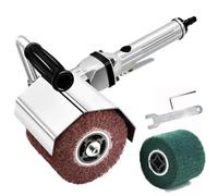 Pneumatic Metal Polisher, Air Sander Polisher for Wood Stainless Steel Polisher, Surface Adjustment Tool, Wire Drawing, Auxiliary Handle