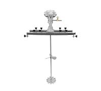 Pneumatic mixer,1/2HP 50 Gallon Pneumatic Agitator,with Adjustable Support Bracket,for Paint Coating Materials Viscous Liquid Ink Dissolve