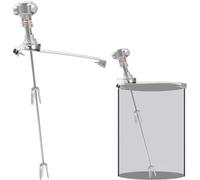 Pneumatic mixer,50 Gallon Pneumatic Paint Mixer, 1/2 HP Tank Barrel Air Agitator Stirring Machine, with Support Hanger, Folding Propeller, Paint Mix Tool