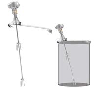 Pneumatic mixer,50 Gallon Pneumatic Paint Mixer, 1/2 HP Tank Barrel Air Agitator Stirring Machine, with Support Hanger, Folding Propeller, Paint Mix Tool