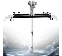 Pneumatic Mixer Agitator with Adjustable Speed for Large Volume Mixing, Handles Various Viscosities