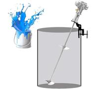 Pneumatic mixer,Air Agitator Ink Coating Mixing Tool,55 Gallon Tank Barrel Clip Paint Stirrer,Pneumatic Agitator,3/4HP Air Agitator Paint Mix Tool