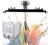 Pneumatic Mixer for 1 Ton Tank, IBC Air Agitator with Foldable Propeller and Support Hook, Ideal for Paint Coating Materials and Liquid Ink Dissolving