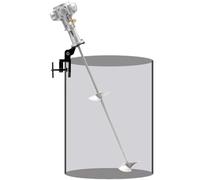 Pneumatic mixer,Pneumatic Bracket Mixer 55 Gallon Tank Barrel Clip Paint Stirrer Pneumatic Agitator Paint Stirring Machine Bracket Air Agitator