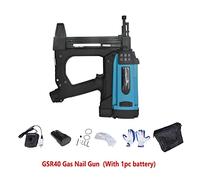 Pneumatic Nail Gun 7. 2V Lithium Battery Gas Nail Gun Steel Air Stapler Pneumatic Tools for Frame and Trunking(with 1pc Battery)