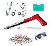 Pneumatic Nailer - Compact Steel Construction, Efficient Manual Fastening Device, Versatile Concrete Nail Device, Robust Accessories for Brick Concrete Wall Projects | Precise Support for the