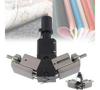 Pneumatic Needle Clip, V-Shaped Air Clamp with 10 Needles, 50N Gripping Force, Adjustable Length 0-138mm, Pressure 0.2-0.7MPa for Moving Fabric