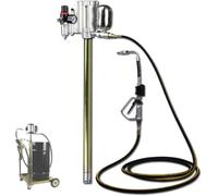 Pneumatic Oil Drum Pump with Metering Gun,5m Pipe,Fuel Supply System Equipment for 208l Barrels,Pneumatic Metering Pump,for Barrel Pump Tool