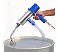 Pneumatic Oil Transfer Gun, Air Powered Oil Transfer Pump, With 360° Rotatable Nozzle, Built-in Filter, Oil Water Transfer & Dust Blowing Tool, For Transferring Fuel And Various Liquids