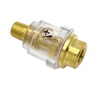 Pneumatic Oiler Mini in Line Airs Tool Oil Lubricator Compressed Airs Fog Oiler for Pneumatic Tool Airs Compressor Pipe Pneumatic Oiler in-line Oiler Lubricator for Air Compressor Pipe Pneumatic Tool