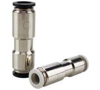 Pneumatic One-Way Non Return Check Valve Straight Control CVPU Plastic One-Touch Fittings 1Pcs(Transparent)