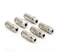 Pneumatic One-Way Non Return Check Valve Straight Control Quick 4mm 6mm 8mm Hose Connetor Tube One-TOU 1Pcs(12-3l8,SPC)