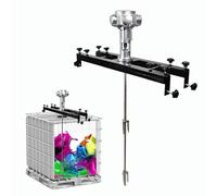Pneumatic Paint Mixer, 1000L IBC Air Agitator, Stainless Steel Bracket Mixer, Folding Propeller, Paint Stirring Machine Mix Tool, Special for IBC Ton Barrels Powerful(Standard)
