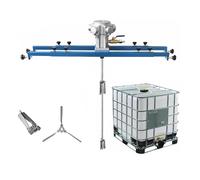 Pneumatic Paint Mixer, 265 Gallon Air Agitator, 1300RPM Paint Stirring Machine Mix Tool, Bracket Mixer, Folding Propeller, Special for IBC Ton Barrels