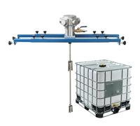 Pneumatic Paint Mixer, 265 Gallon IBC Air Agitator, Bracket Mixer, Folding Propeller, Paint Stirring Machine Mix Tool, Special for IBC Ton Barrels