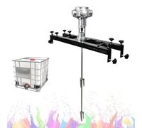 Pneumatic Paint Mixer 265 Gallon IBC Air Agitator, Bracket Mixer Paint Stirring Machine Mix Tool No-Load RPM: 2500RPM 1800RPM 1000RPM for Paint Coating Materials Viscous Liquid Ink(3 Cylinders)