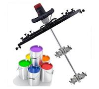 Pneumatic Paint Mixer 3280W Electric Tank Mixer Machine, Commercial Barrel Drum Stirrer, Air Agitator Paint Stirring Machine