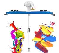 Pneumatic Paint Mixer, Air Agitator for IBC Tank, 1 Ton/1000L, Folding Propeller with Support Hanger, Ideal for Ink Dissolving and Paint Stirring