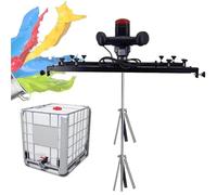 Pneumatic Paint Mixer Air Drum 3280W Portable Electric Container Machine Portable Commercial Ton Stirring Machine with Support Hanger for Ink Dissolver