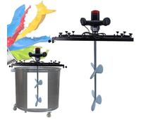Pneumatic Paint Mixer Air Drum 3280W Portable Electric Container Machine Portable Commercial Ton Stirring Machine with Support Hanger for Ink Dissolver