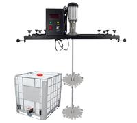 Pneumatic Paint Mixer Air Drum Electric Commercial Stirring Machine 980W Electric Container Machine with Support Hanger Mixing for Ink Dissolver