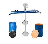 Pneumatic Paint Mixer for IBC & Open-top Drum, Coat Mixer Bracket Air Agitator Stirring Machine, Paint Mix Tool(Container: Open-top Drum)