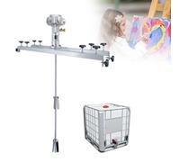 Pneumatic Paint Mixer for IBC Ton Barrels, Air Agitator with Folding Propeller, Efficient Stirring Tool for Large Containers