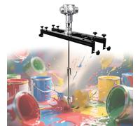 Pneumatic Paint Mixer, Horizontal Folding Propeller 1/2hp, 3/4hp, 1hp, 1000/1800/2500rpm, 6-8kg Constant Pressure, 3 Cylinder Industrial Mixer