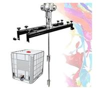 Pneumatic Paint Mixer, Paint Mixer Stirring Tool, Tote Agitator, Folding Propeller, for Ink Dissolver Agitator, Impeller Automatically Retracts(3Cylinders)