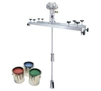 Pneumatic Paint Mixer with Foldable Blades, Air Agitator for Efficient Stirring in Large Containers