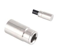 Pneumatic PE Pipe Connector Air Hose Reducing 8-6mm Nickel Plated Brass Push in Quick Fitting Plumbing 2pcs Quick-Connect end Plug