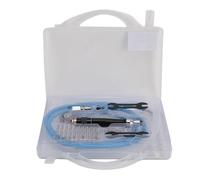 Pneumatic Pencil Die Grinder High Speed 70000rpm Mini Polishing Cutting Tool with 3mm Collet and 10 Bits for Metal Glass Stone Automotive Aerospace