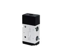 Pneumatic Piloted Air Control Valve 3A110-06 3A210-08 3A310-08/10 3 Port 2 Position 1/8 1/4 3/8 1/2 3A410-15 3/2 Way NC 1Pcs(3A210-08)
