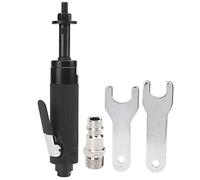 Pneumatic Polishing Machine Hand Held Straight Air Sanding Polisher Grinder 1/4in Air Intake for Wood Corners Furniture Engravings Jewelry Alloy Steel 240mm (EU Style)