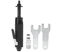 Pneumatic Polishing Machine Hand Held Straight Air Sanding Polisher Grinder 1/4in Air Intake for Wood Furniture Jewelry Engravings Alloy Steel 240mm (Japanese Style)