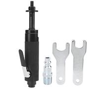 Pneumatic Polishing Machine, Hand Held Straight Air Sanding Polisher Grinder with 1/4in Air Inlet, 4000rpm Free Speed Alloy Steel Tool for Wood Furniture Jewelry (US Style)