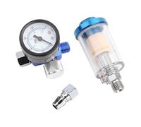 Pneumatic pressure regulating Air Pressure Regulator Spray Pneumatic Gun Gauge Inline Oil Water Trap Filter Separator Auto Parts