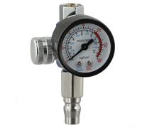 Pneumatic Pressure Regulator G1/4 Control Valve Adjustable Air Pressure Switch for Spray 0-180 PSI Easy Installation(B)