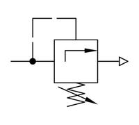 Pneumatic Pressure Relief Valve G1/2 Air 0.1-3bar (1-44psi)