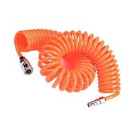 Pneumatic PU 12x8 mm Air Compressor Telescopic Spiral Hose Spring Tube 6m