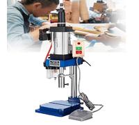 Pneumatic Punch Press - Heavy-Duty 200kg Vertical Hole Punching Machine with Foot Pedal for Bending and Cylinder Stroke Action