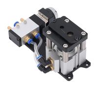 Pneumatic Puncher, Aluminum Alloy Pneumatic Dual Hole Puncher 8mm, 12mm Air Punching Tool with 3 Point Fixed Lock Hole Structure for, Hole Punches