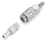 Pneumatic Quick Connector， European EU Type Fitting Connector Coupler for Air Compressor Hose Barb Nozzle SH PH 6mm 8mm 10mm(10mm)